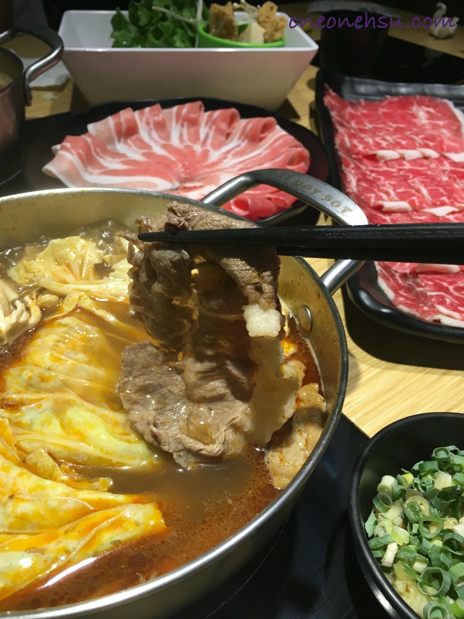 板橋江子翠|鬼椒一番鍋個人鍋物 特色沙茶、麻辣湯底、乾拌麵