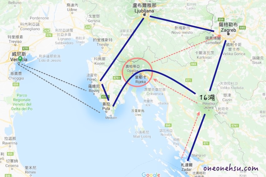 克羅埃西亞伊斯特里亞半島|海港城里耶卡Rijeka, 度假勝地奧帕蒂亞Opatija